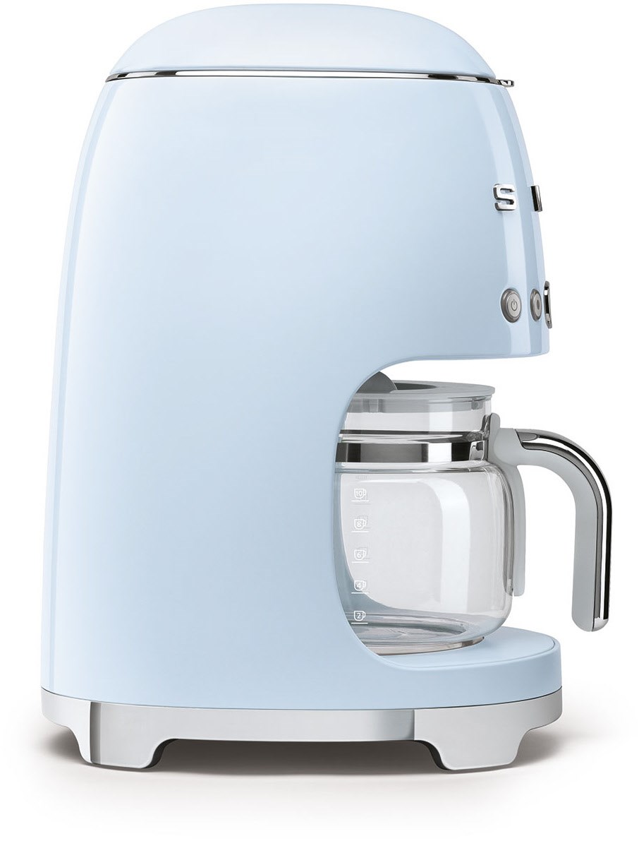 Smeg Filterkaffeemaschine DCF02PBEU, 1,4l Kaffeekanne, Papierfilter 1x4, inkl. Permanentfilter